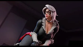 Sudden Creampie Fortnite Black Cat Spider Man Porn