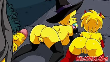 Xnxxhu – Special Halloween Night Simpsons Porn Simptoons